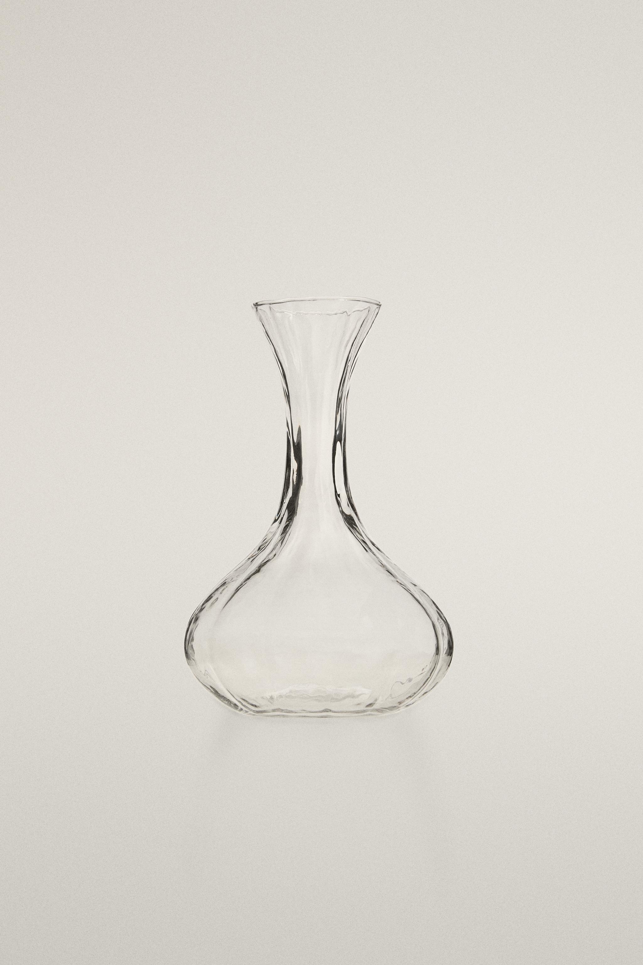 CARAFE À VIN VERRE RELIEF